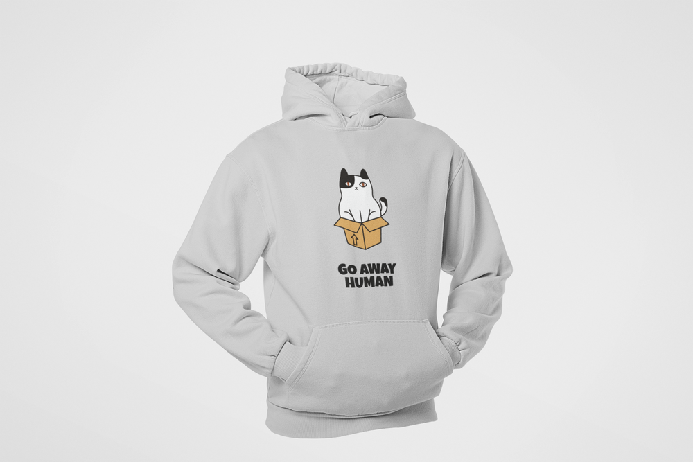 Floof Go Away Human Hoodie