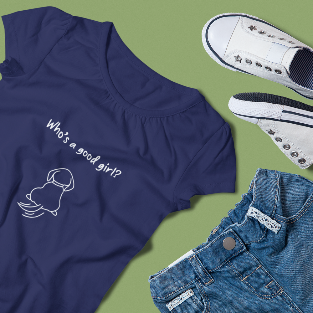 
                  
                    Floof Kids Who's A Good Girl T-shirt
                  
                