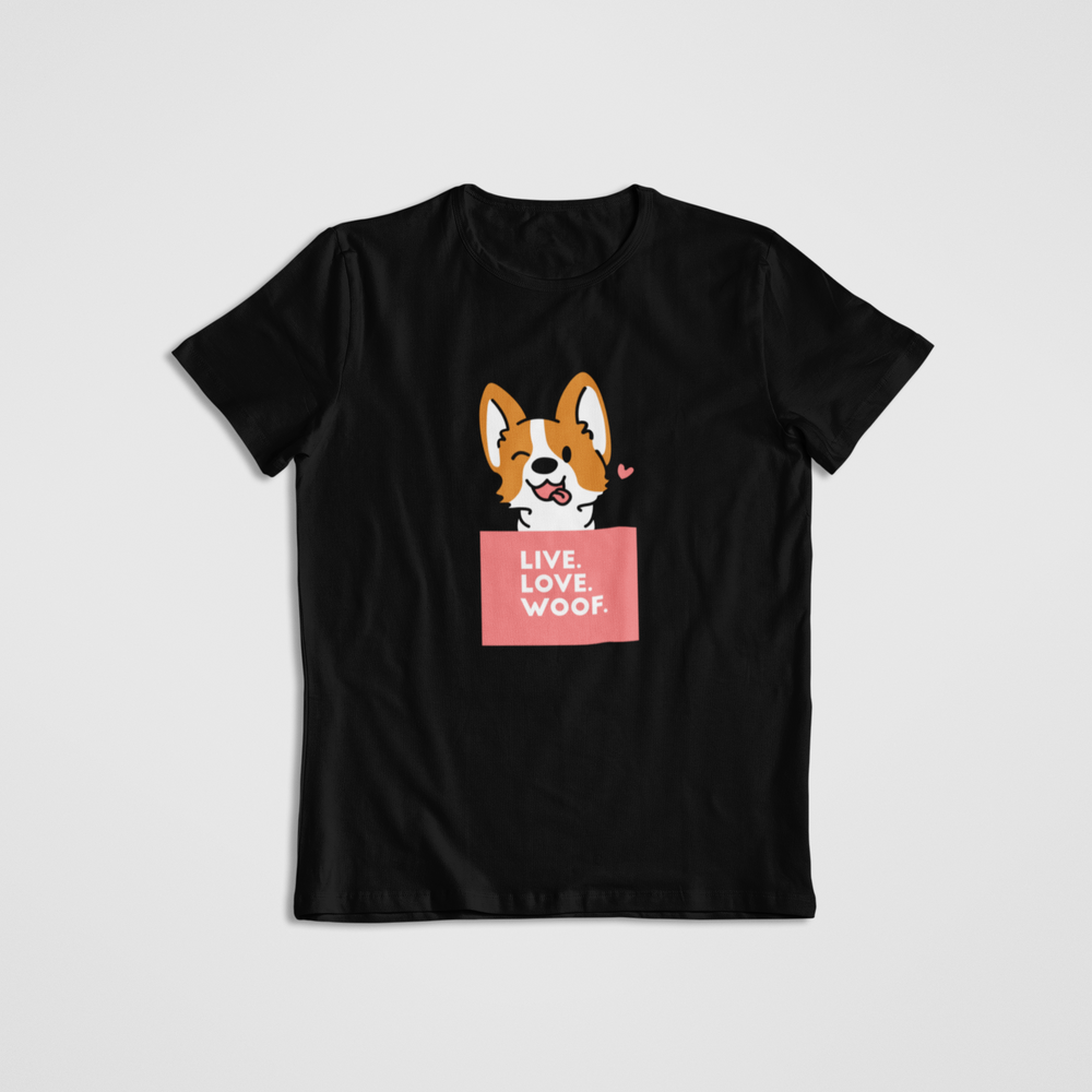 FLoof Live Love Woof T-shirt (new)