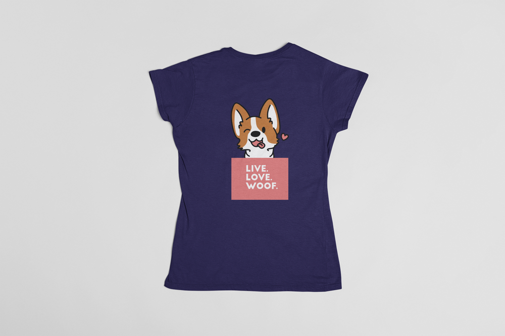 Floof Live Love Woof Women's T-shirt