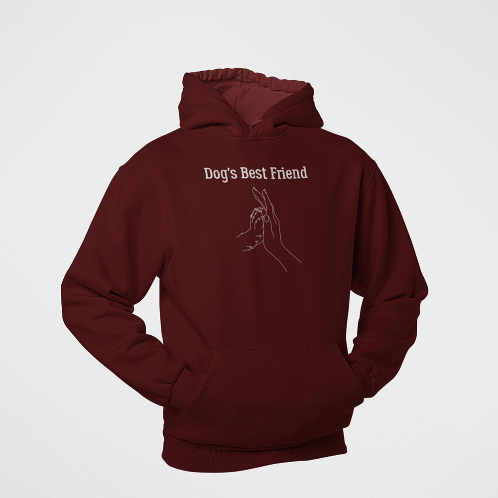 
                  
                    dog's best friend comfortable cotton hoodie for dog lovers
                  
                