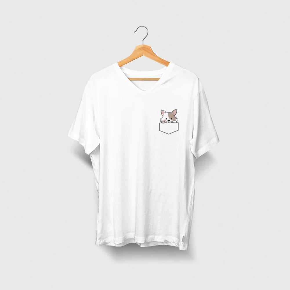 
                  
                    floof dog in pocket cotton t-shirt for dog lovers
                  
                