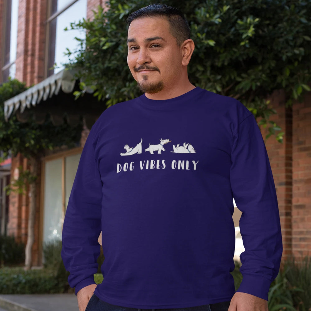
                  
                    floof dog vibes only cotton t-shirt for dog lovers
                  
                