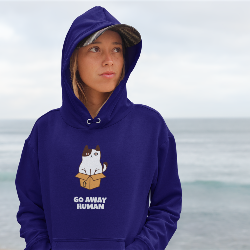 
                  
                    Floof Go Away Human Hoodie
                  
                
