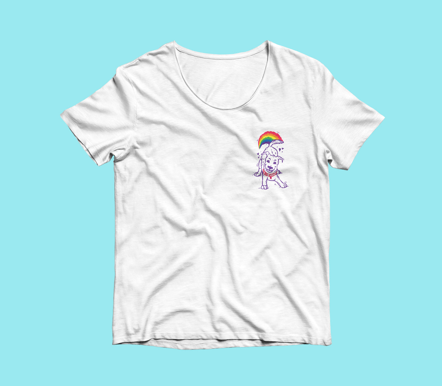 Unisex T-shirt for dog lovers pride dog