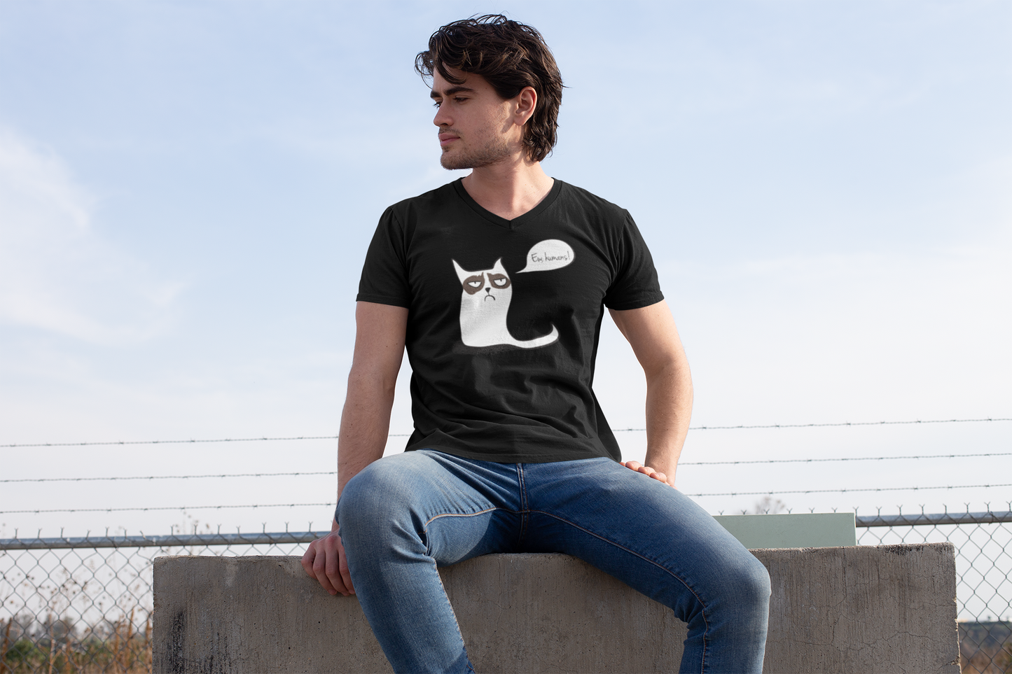 
                  
                    Floof Ew Humans T-shirt (new)
                  
                